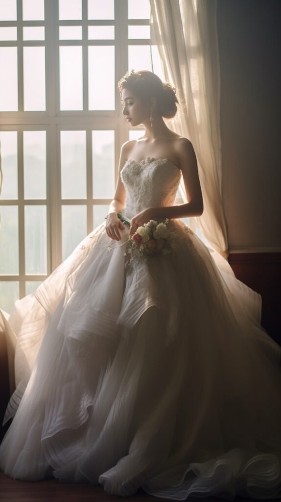 婚宴第一次進場該挑什麼種類的白紗比較適合？ 2